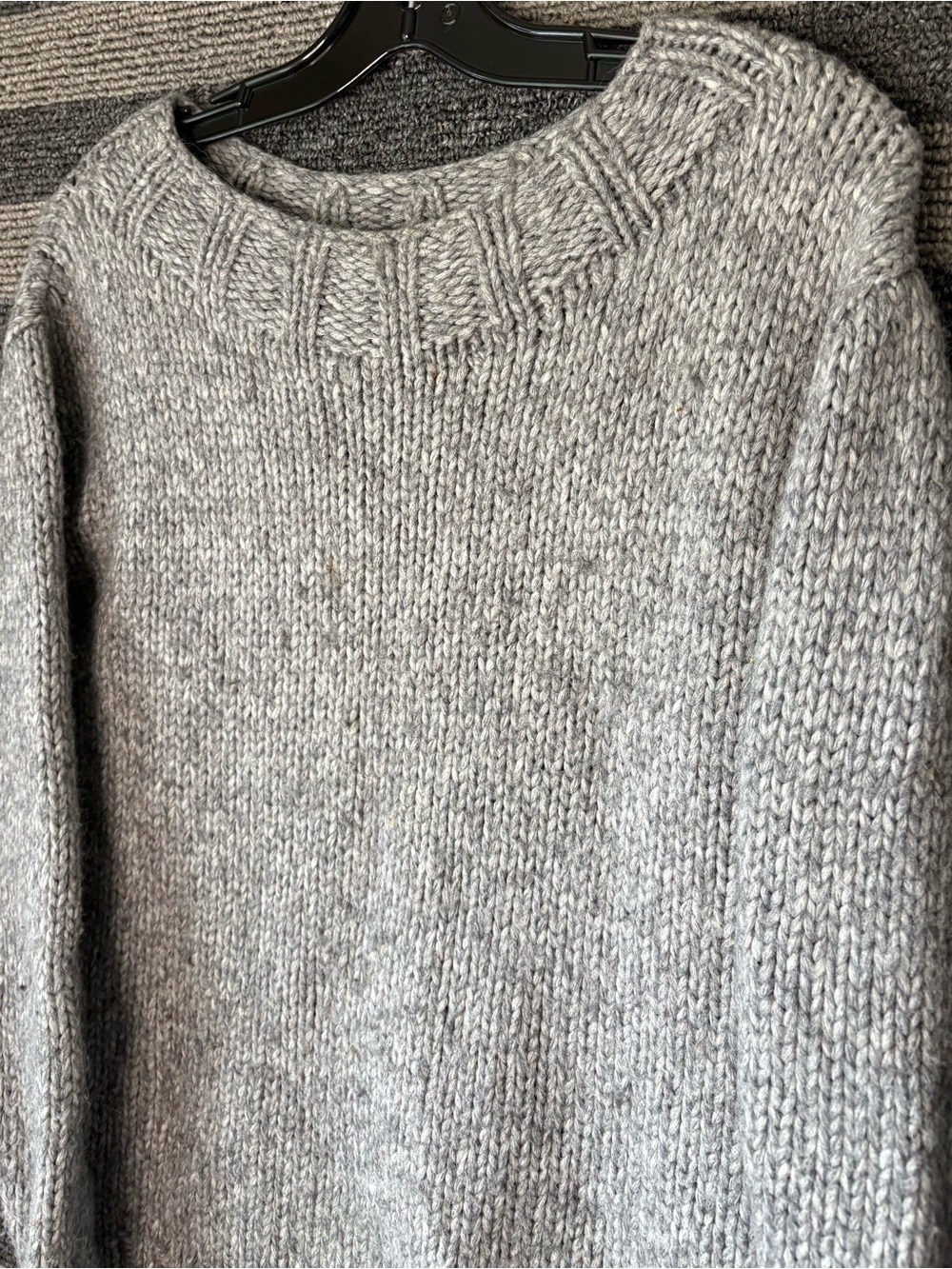 Aritzia Babaton Light Gray Marled Knit Merino Wool & Alpaca Sweater Small EUC - Picture 2 of 7